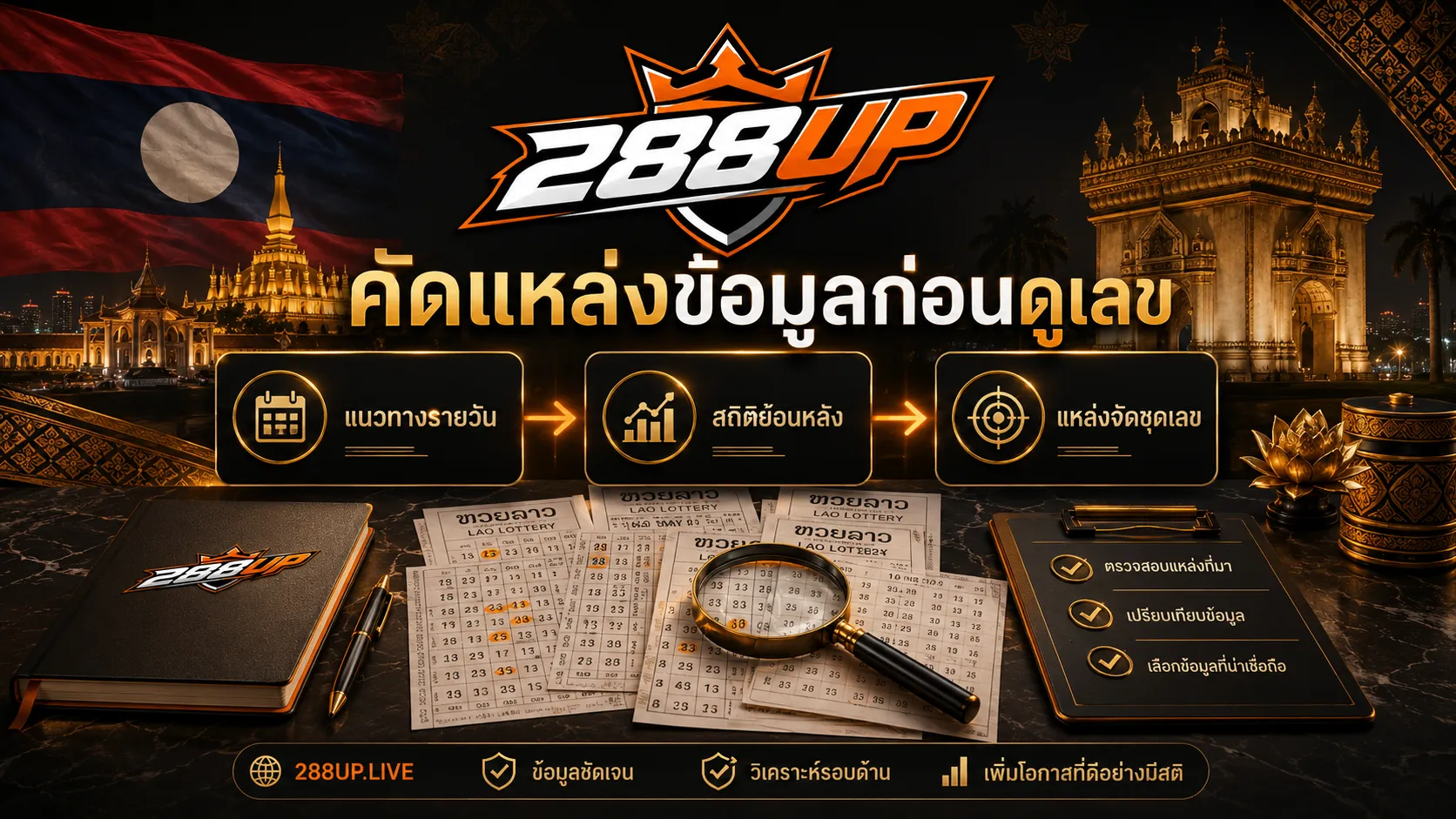 การคัดแหล่งข้อมูลก่อนดูหวยลาววันนี้