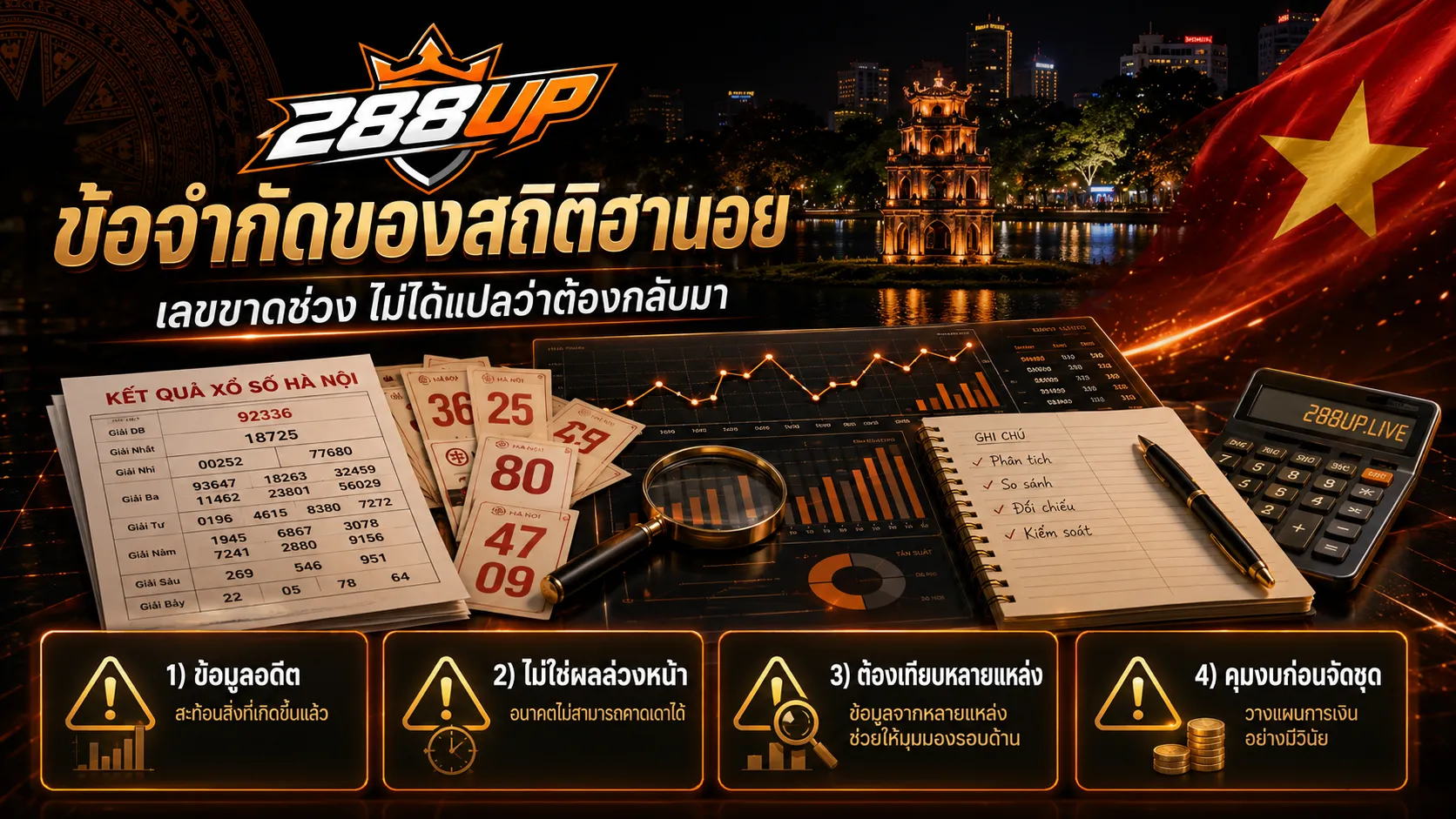 ข้อจำกัดของสถิติฮานอยย้อนหลังที่ไม่ควรตีความเกินจริง