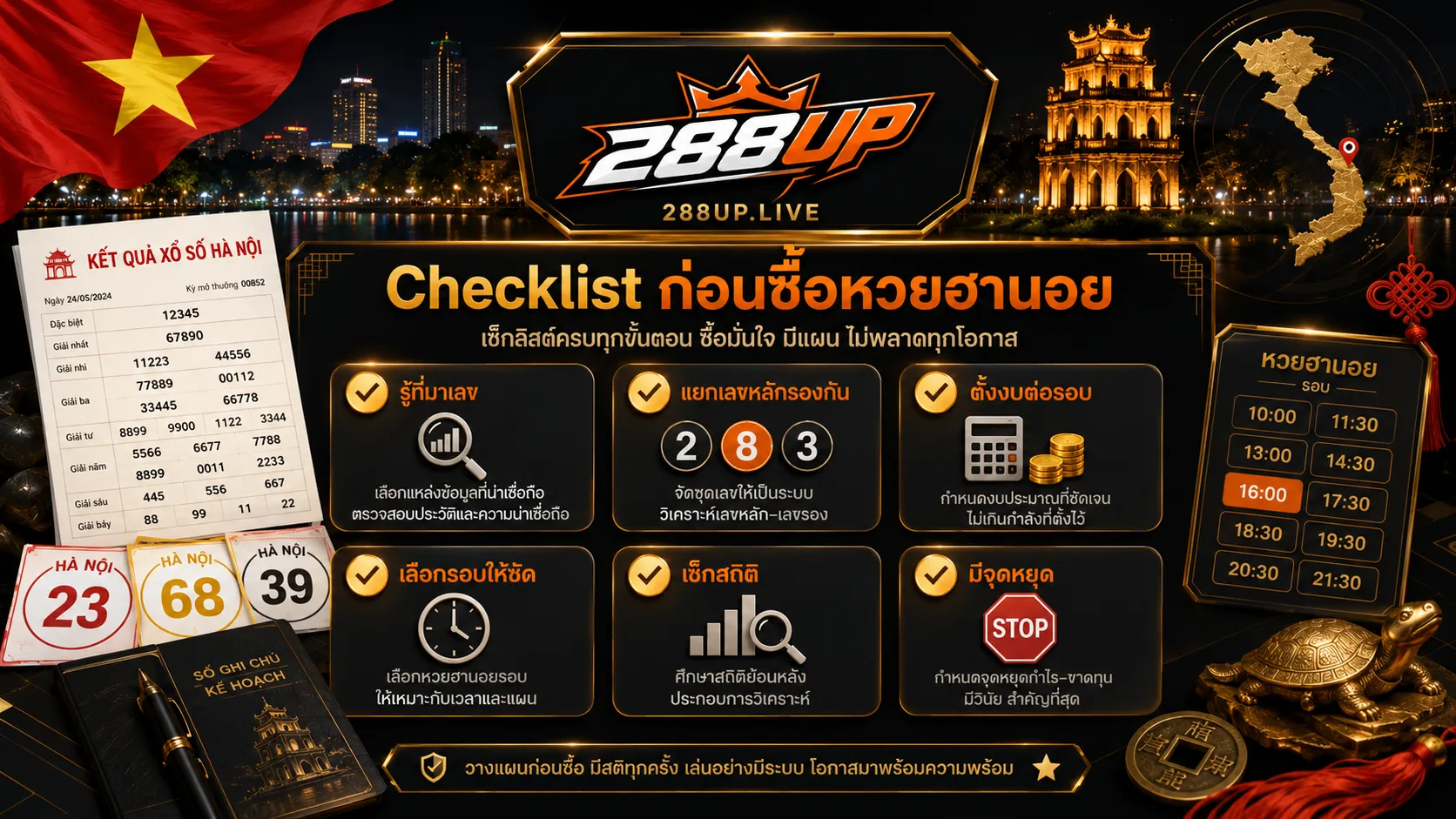 ตารางเช็กก่อนซื้อหวยฮานอยสำหรับมือใหม่