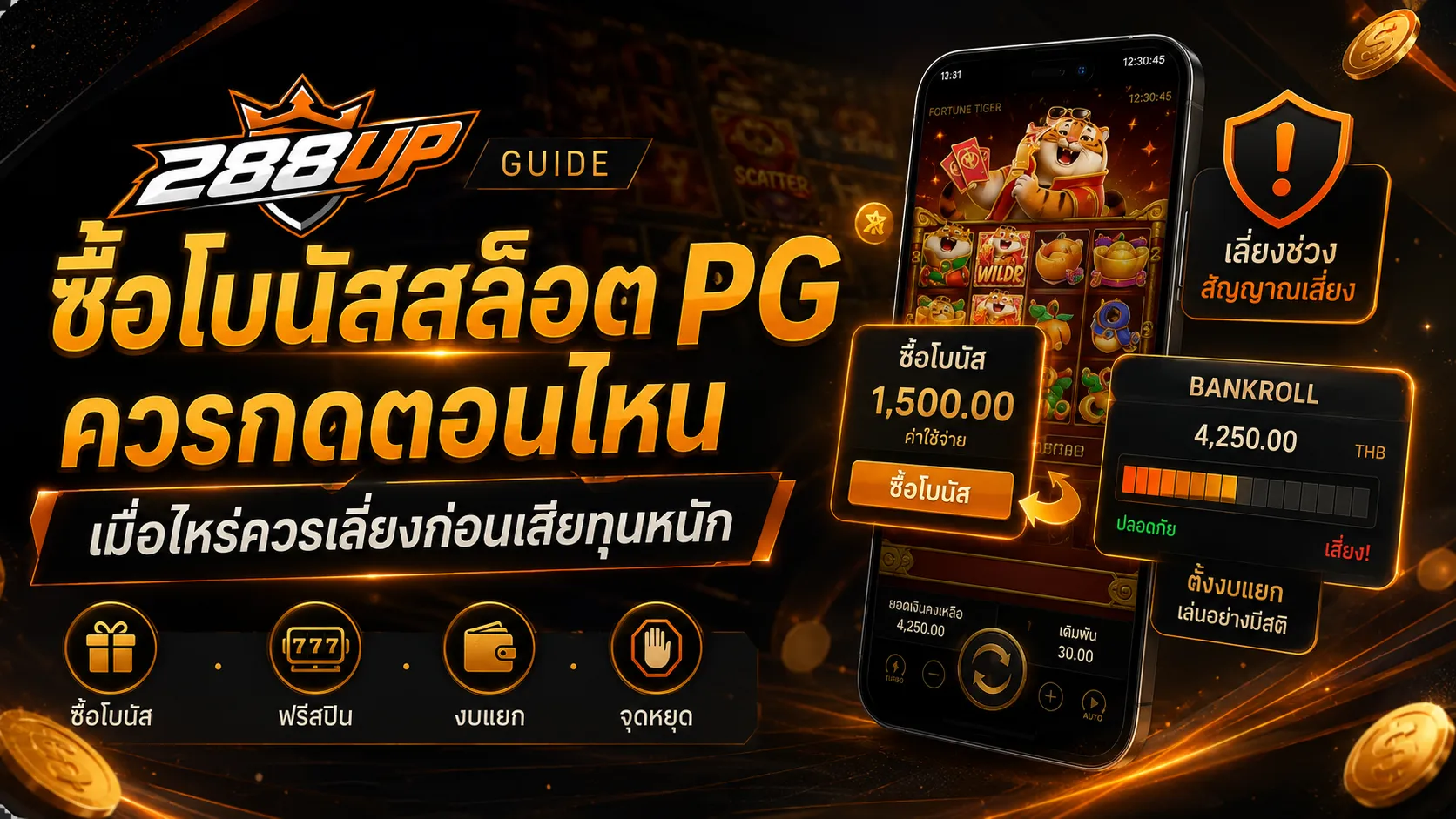 ซื้อโบนัสสล็อต PG ควรกดตอนไหน และเมื่อไหร่ควรเลี่ยงก่อนเสียทุนหนัก