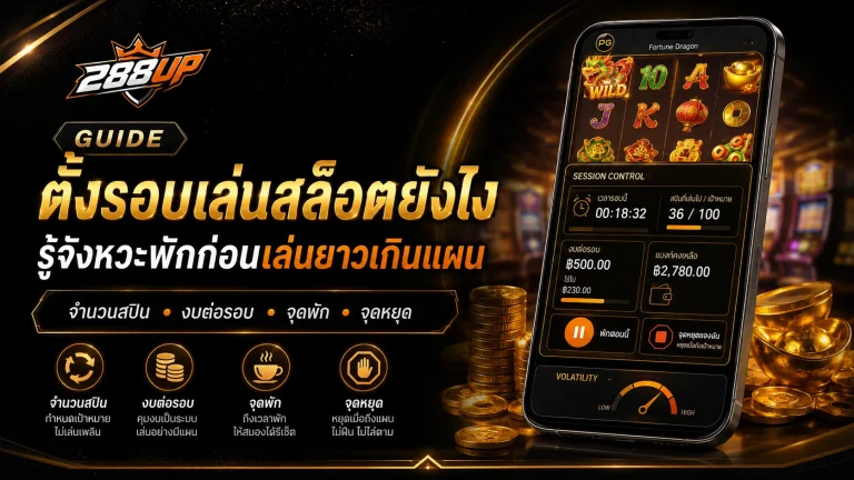 ตั้งรอบเล่นสล็อตยังไง ให้รู้จังหวะพักก่อนเล่นยาวเกินแผน